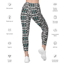 Load image into Gallery viewer, Leggings with pockets in Mo&#39;O Sizes XS to 6XL