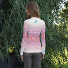 Load image into Gallery viewer, BYM Women&#39;s Rash Guard in Midnight Stroll