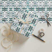 Load image into Gallery viewer, Blue Jade Vine Wrapping paper sheets