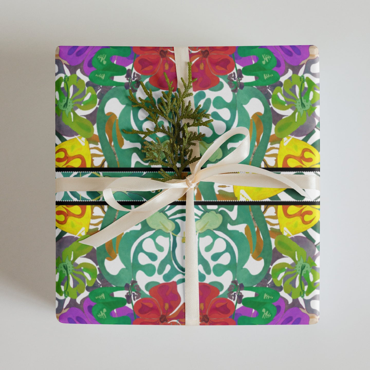 Hibiscus Wrapping paper sheets