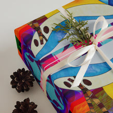 Load image into Gallery viewer, Disco Fleurs Wrapping paper sheets