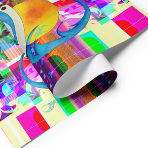 Disco Fleurs Wrapping paper sheets
