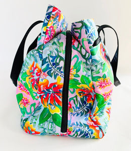 Wholesale BYM BAG - THE MAUI - IN HIBISCUS BOUQUET -