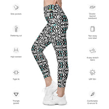 Load image into Gallery viewer, Leggings with pockets in Mo&#39;O Sizes XS to 6XL