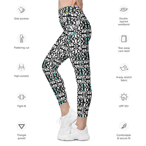 Leggings with pockets in Mo'O Sizes XS to 6XL