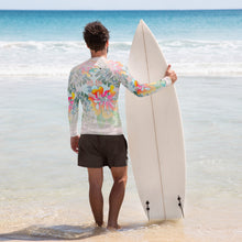 Load image into Gallery viewer, BYM Men&#39;s Rash Guard in Hibiscus