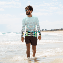 Load image into Gallery viewer, Wholesale Men&#39;s Rash Guard in Maui Mind and Body