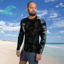 Load image into Gallery viewer, Men&#39;s Rash Guard in Pineapple Hula