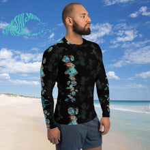 Load image into Gallery viewer, Men&#39;s Rash Guard in Pineapple Hula