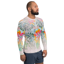 Load image into Gallery viewer, Wholesale Men&#39;s Rash Guard in Hibiscus