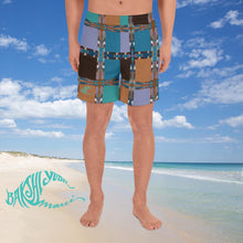 Load image into Gallery viewer, BYM Men&#39;s Recycled Athletic Swim Shorts in Kama&#39;aina
