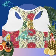 Load image into Gallery viewer, BYM Maui  Sports Top in Hibiscus Blu
