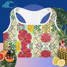 Load image into Gallery viewer, BYM Maui  Sports Top in Hibiscus Blu