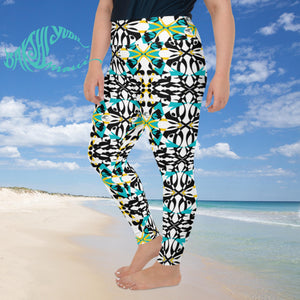 BYM Curvy Size Leggings in Maui Mind and Body