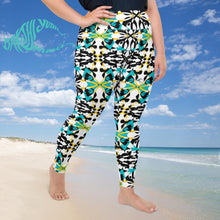 Load image into Gallery viewer, BYM Curvy Size Leggings in Maui Mind and Body