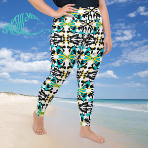 BYM Curvy Size Leggings in Maui Mind and Body
