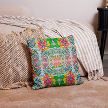 Load image into Gallery viewer, BYM Premium Pillow in Hibiscus