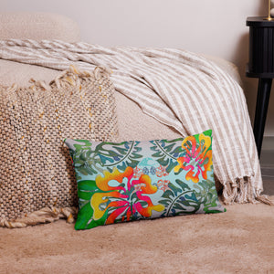 BYM Premium Pillow in Hibiscus
