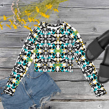 Load image into Gallery viewer, BYM Recycled long-sleeve Athletic/Beach top in Maui Mind UPF 50 and Body