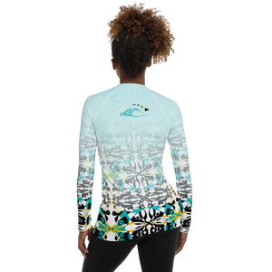 BYM Women's Rash Guard in Maui Mind and Body