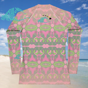 BYM Women's Rash Guard in The Front Nine