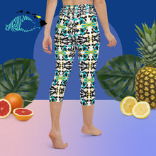 Load image into Gallery viewer, BYM Yoga Capri Leggings in Maui Mind and Body