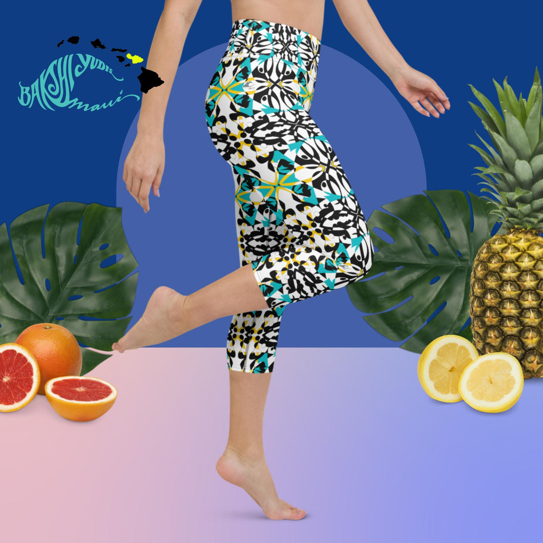 BYM Yoga Capri Leggings in Maui Mind and Body
